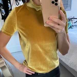 Madewell Velvet Top